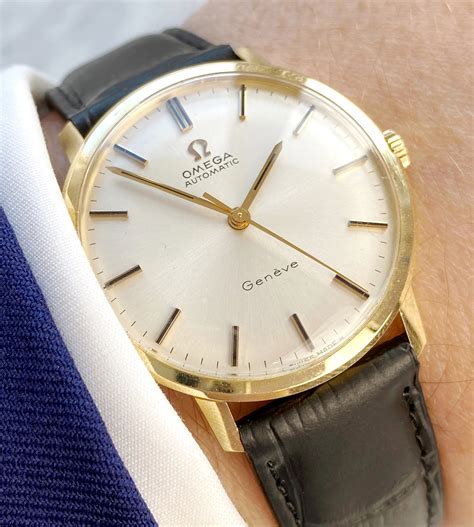 omega geneve automatic watch history